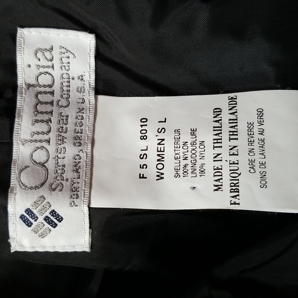 Columbia pants ski snow rain black large